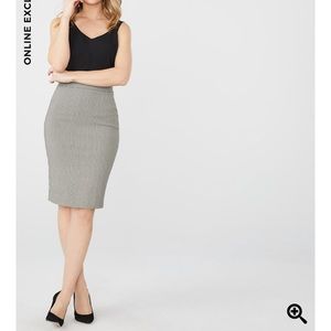 NWT RW&CO. Houndstooth Pencil skirt